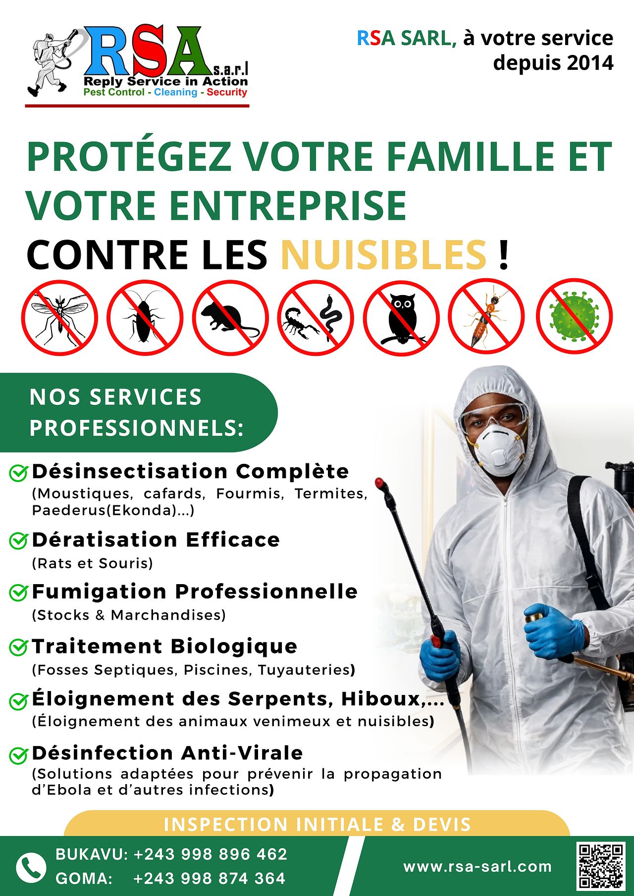 Affiche de pest control