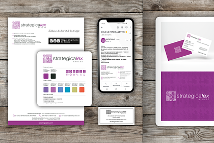 Identité visuelle – cabinet d’avocat