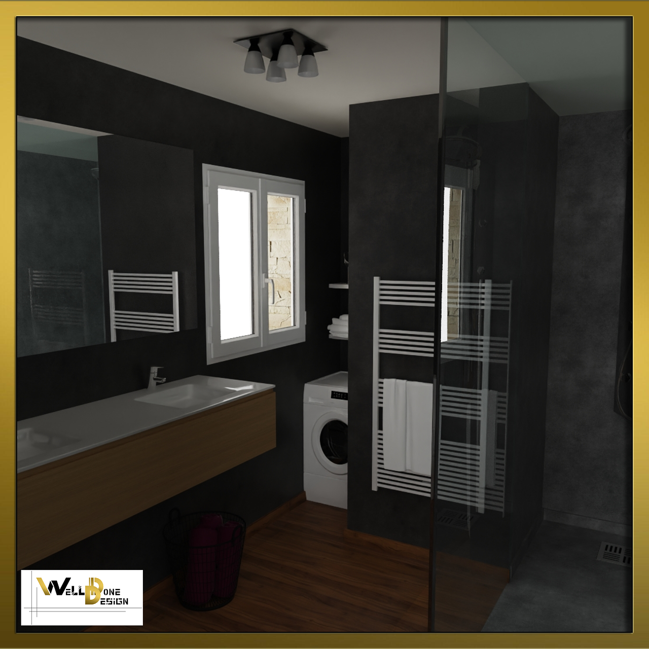Rendu photoréaliste Salle de Bain