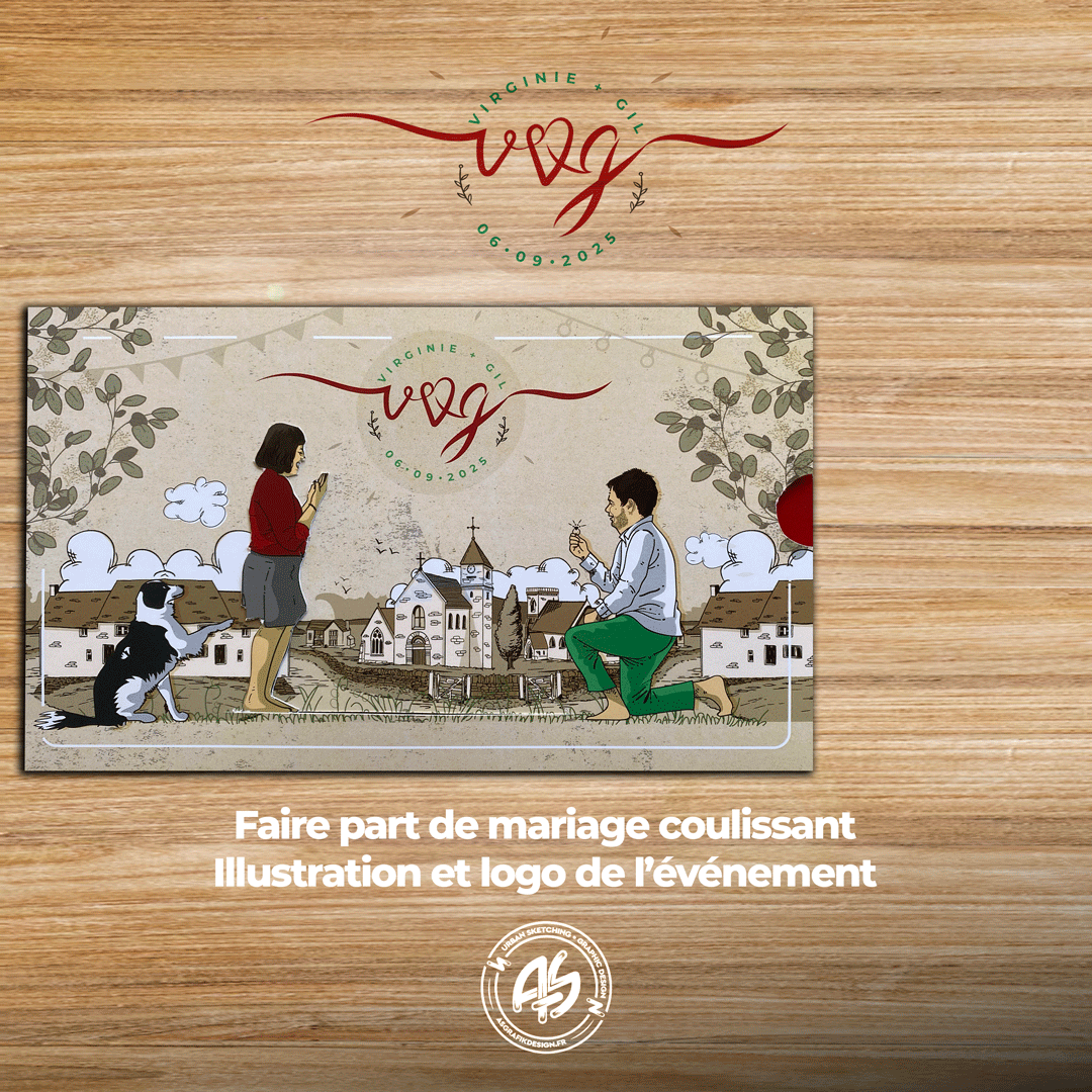 Faire part mariage personnalisé