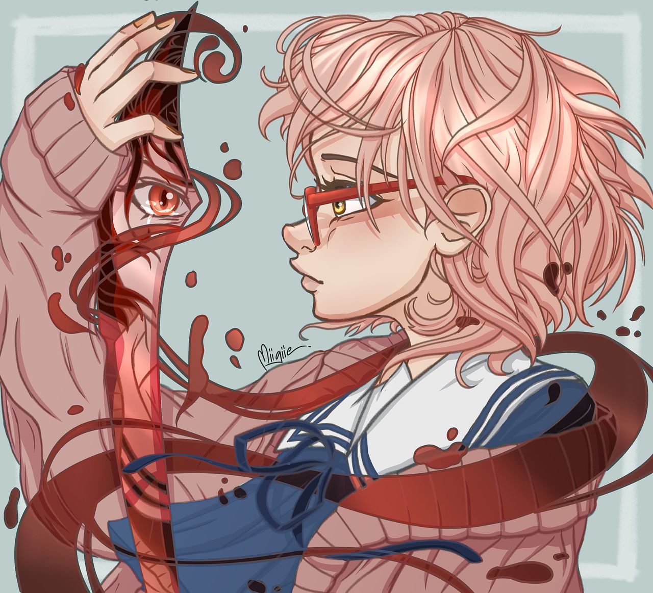 Kyoukai no Kanata (Mirai) fanart