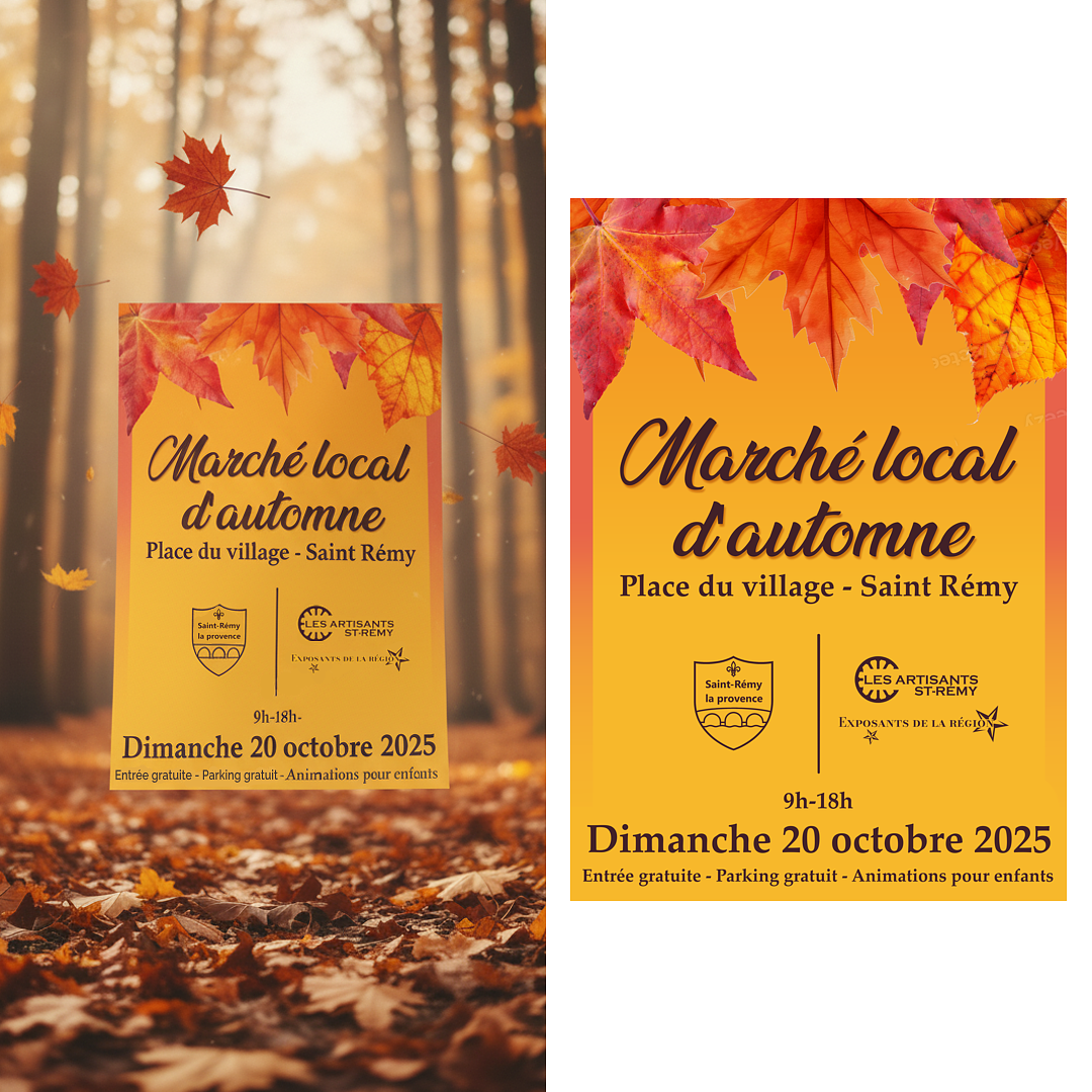 Flyer marché automne