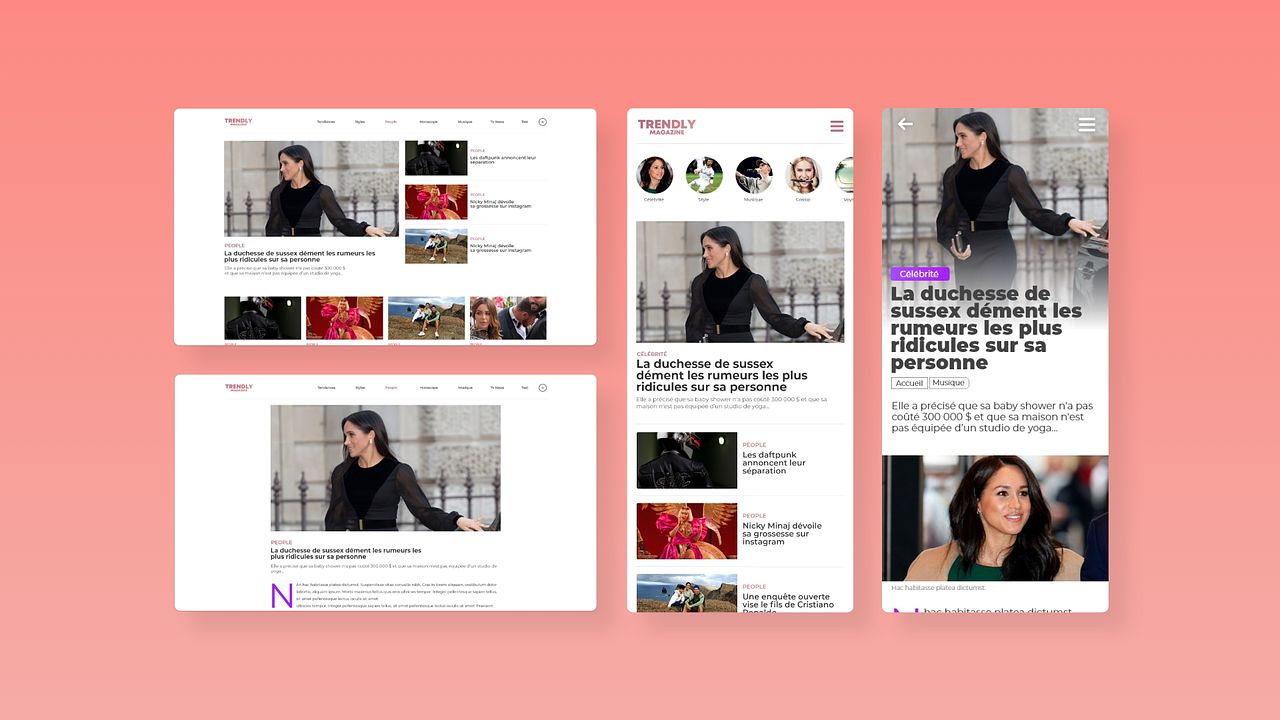 UX UI Design | Magazine