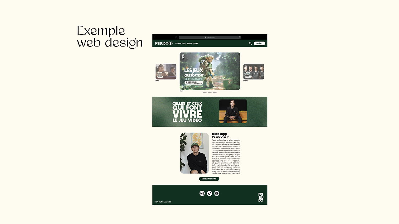 Web design - Pseudos