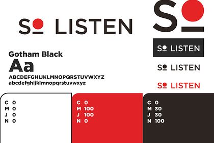 Charte graphique So Listen