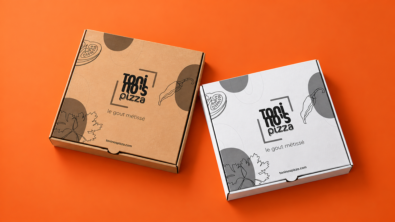 Identité visuelle Tonino's Pizza