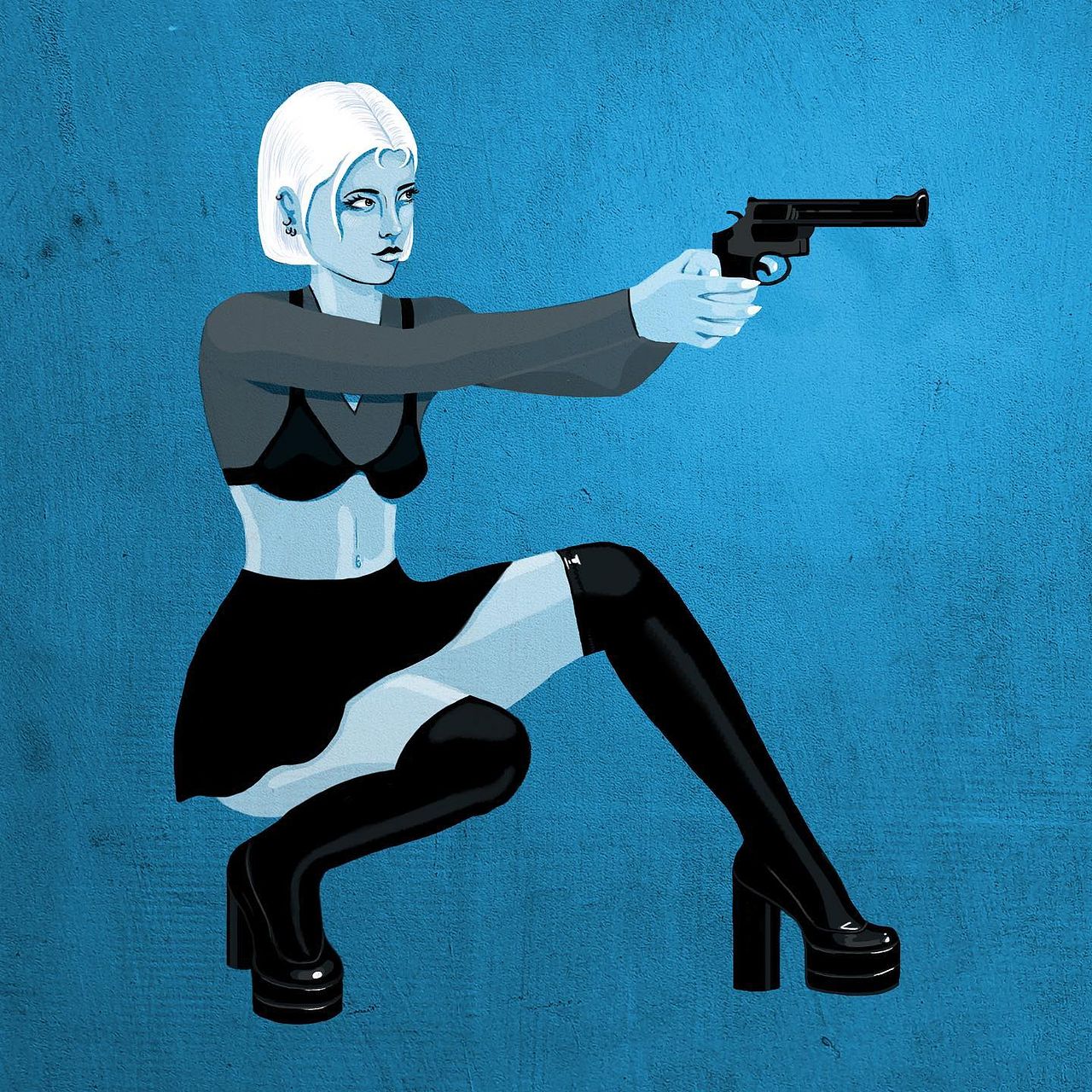 Girl's got a gun