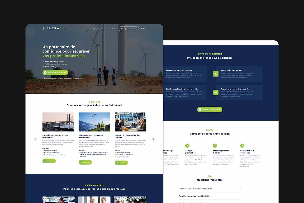 Shera & Co - Site web