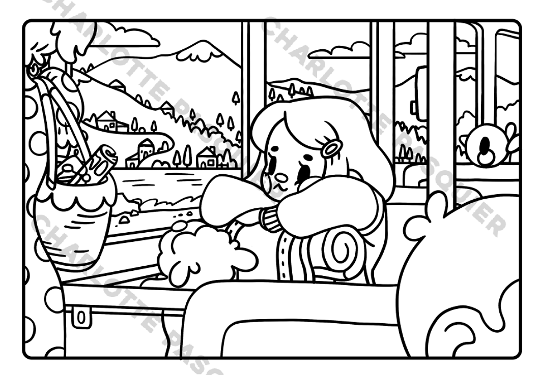 Aventures à Colorier - Charlotte Pasquier