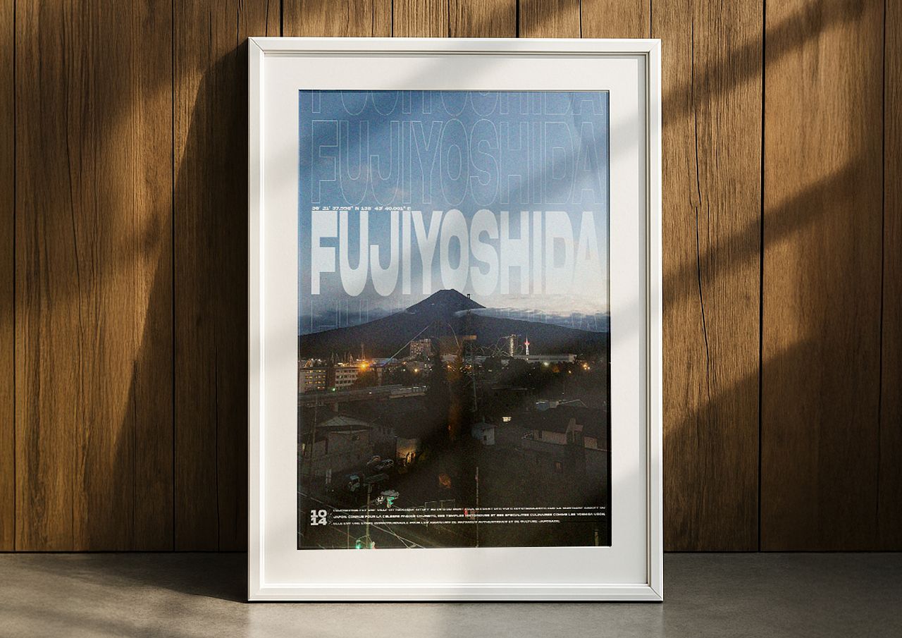 Affiche Japon - Fujiyoshida