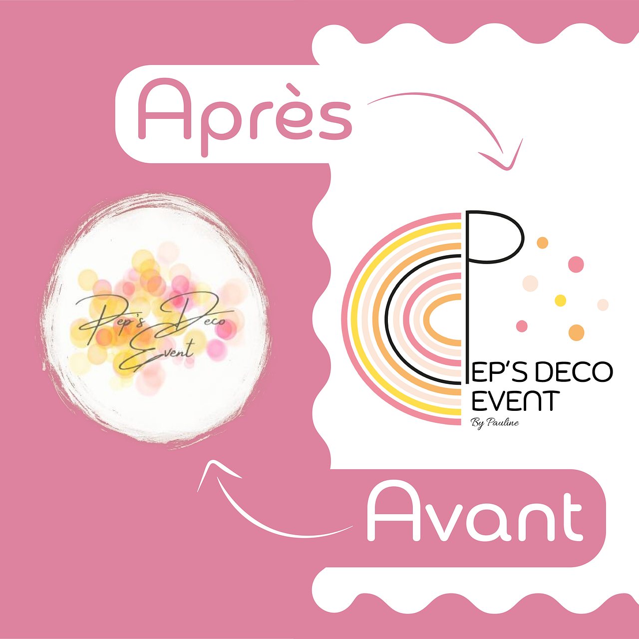 Refonte de logo peps deco event