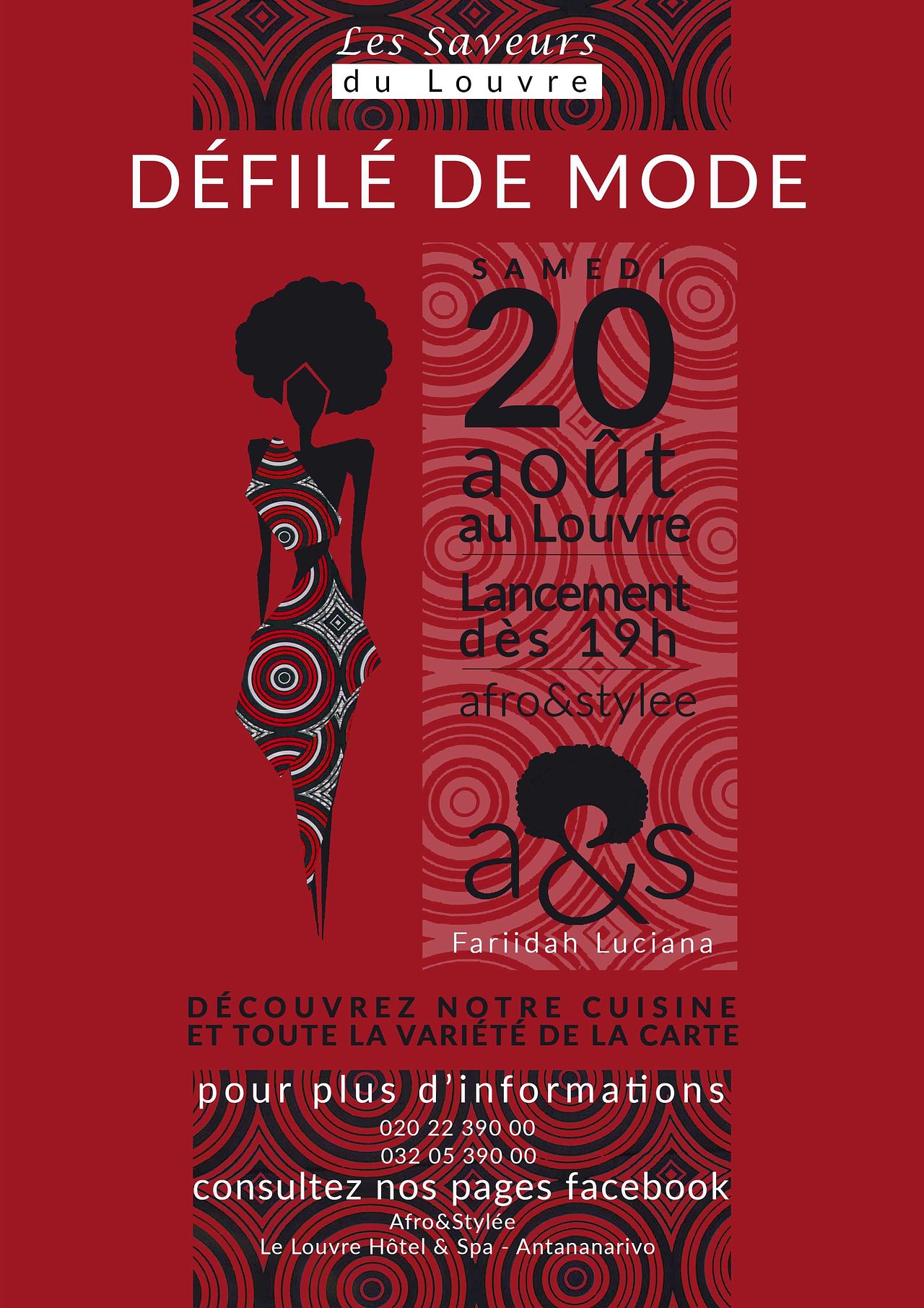 Affiche défilé Afro&Stylée