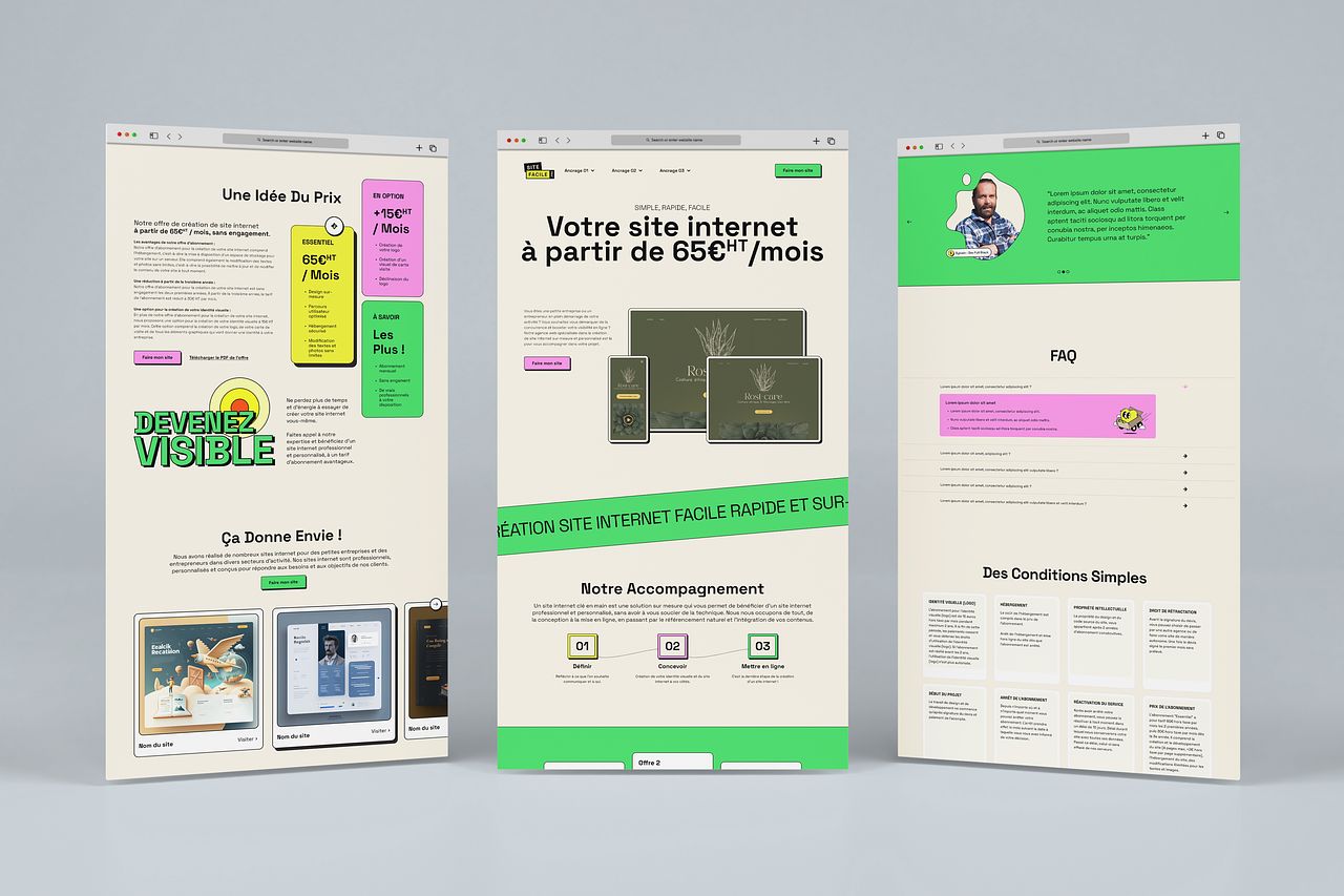 Site internet - Site Facile
