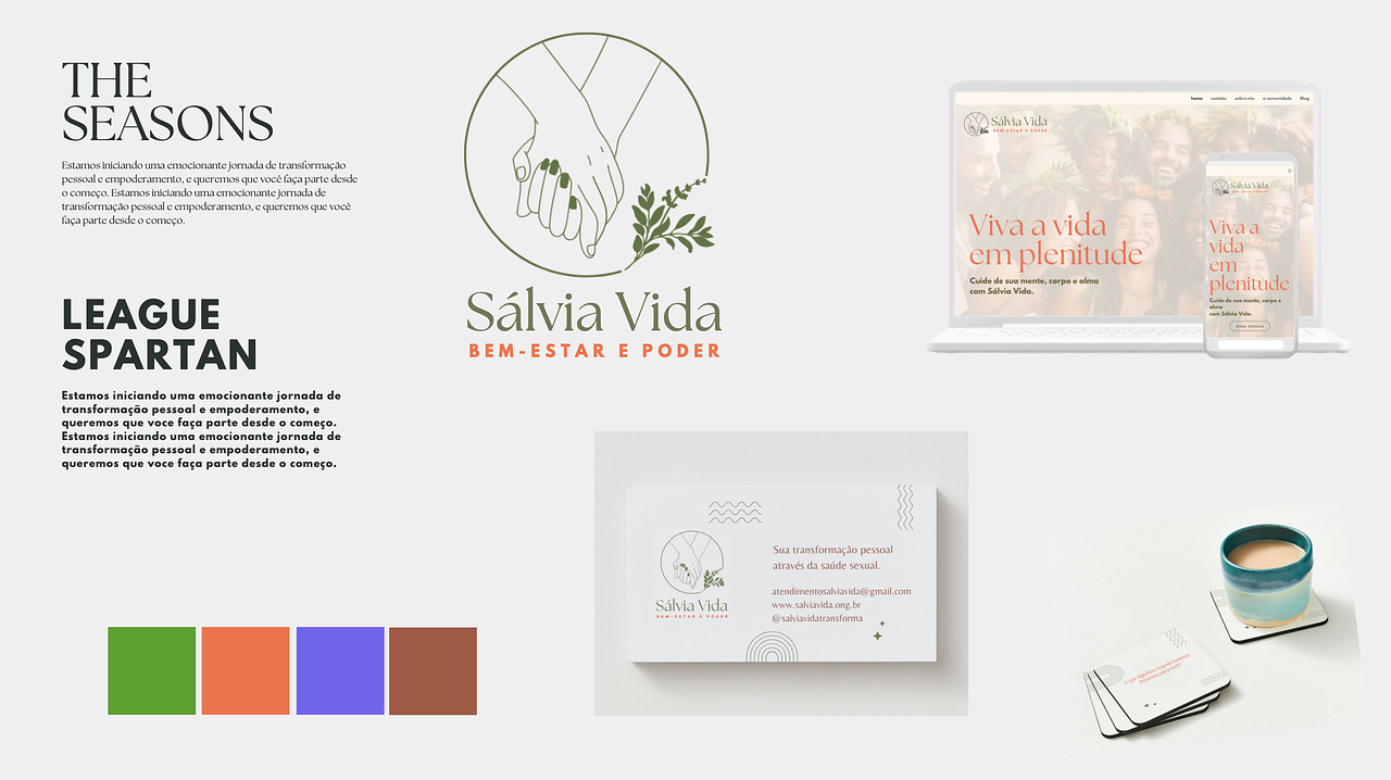 Brand kit Sálvia Vida