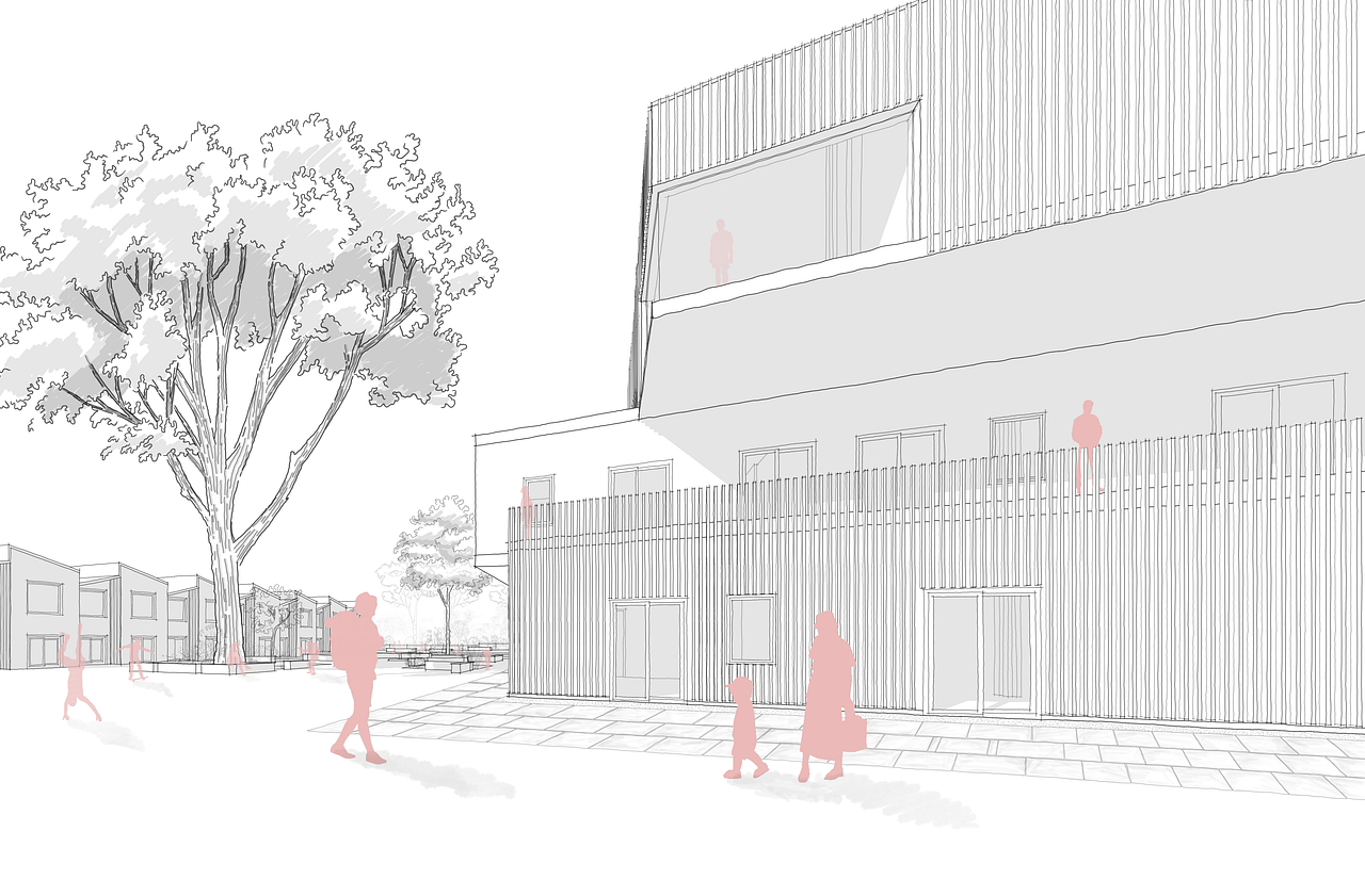 Perspective urbaine — Vie de quartier