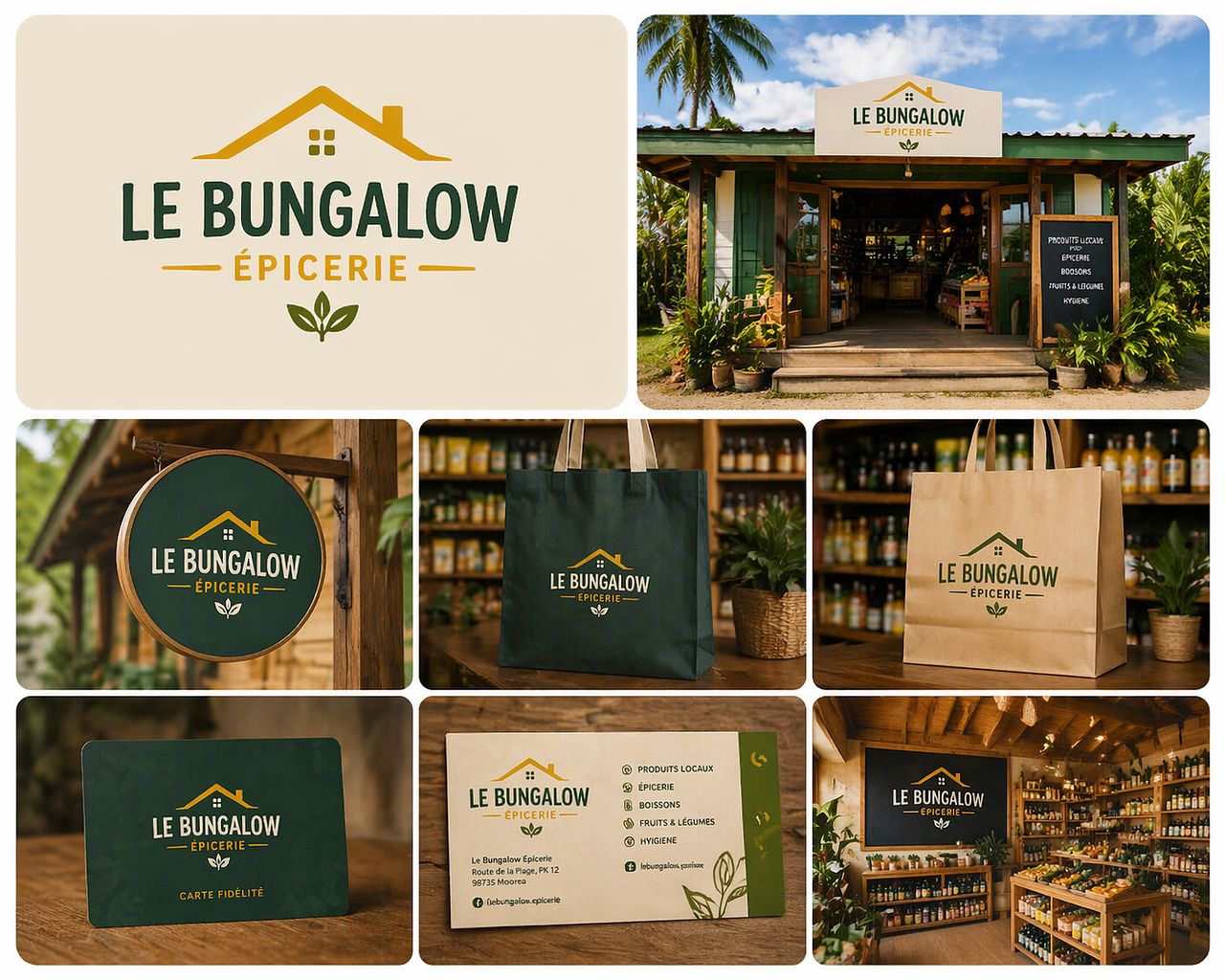 Identité visuelle – Épicerie locale