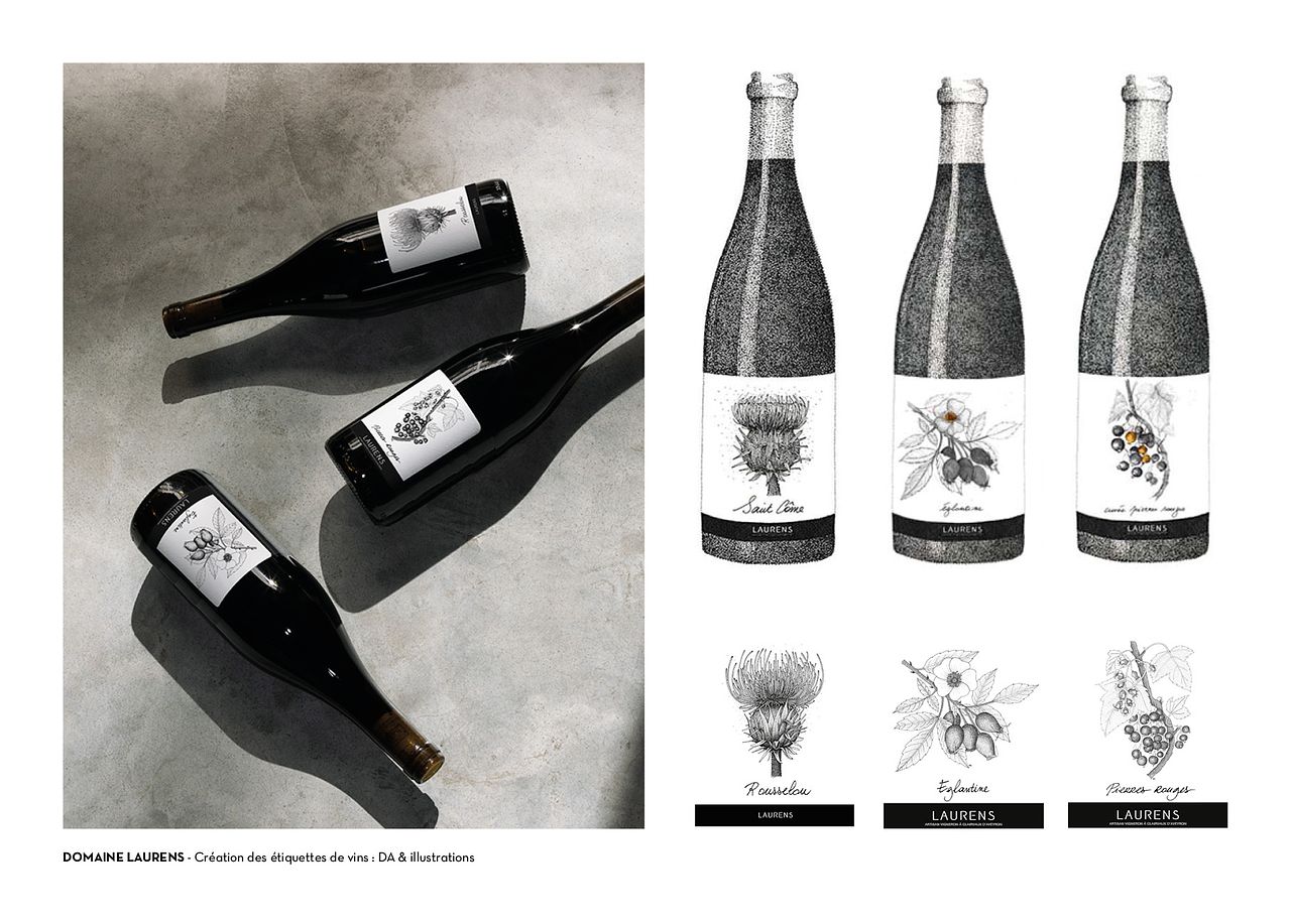 Etiquettes de vin