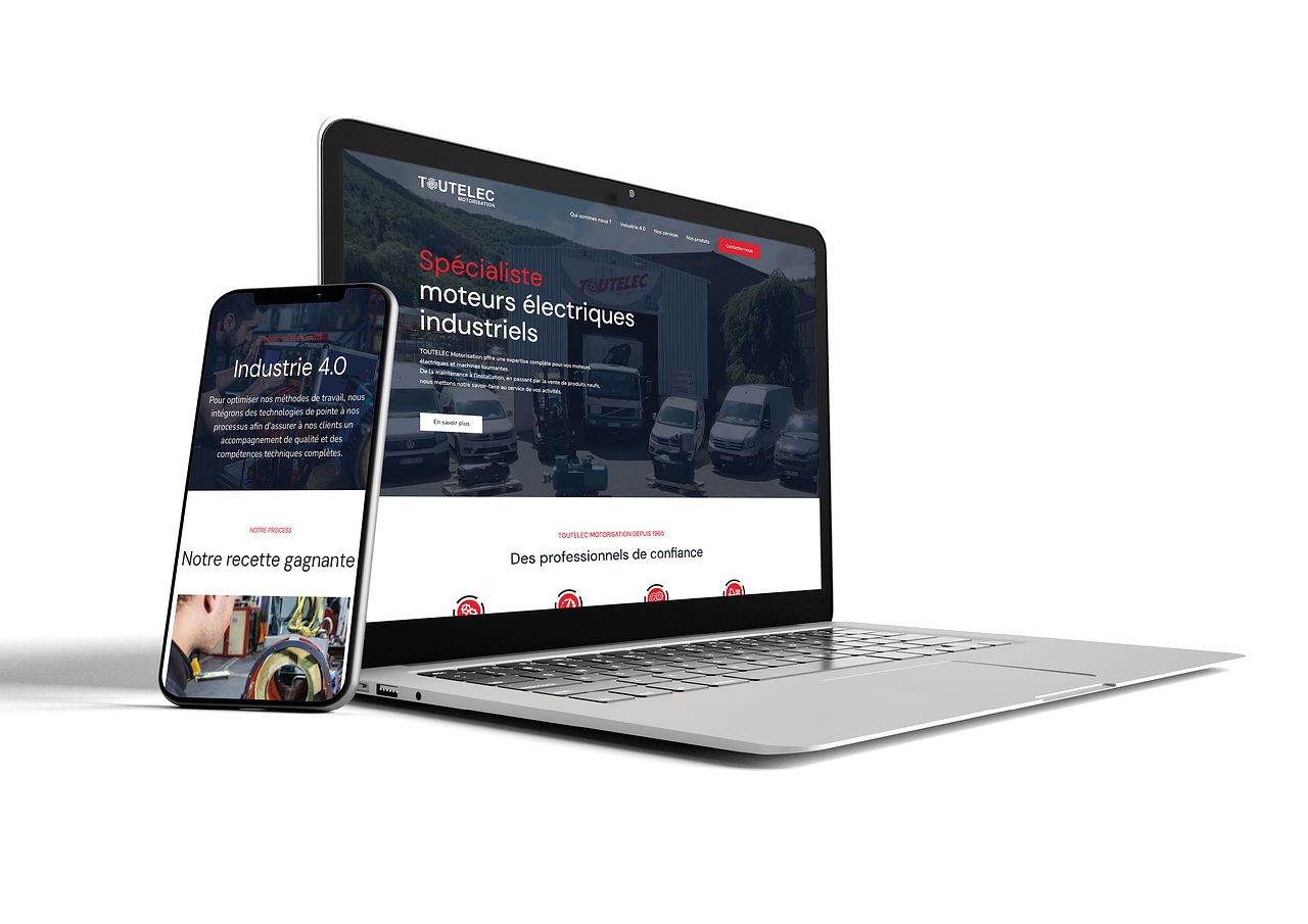 Site internet Toutelec Motorisation