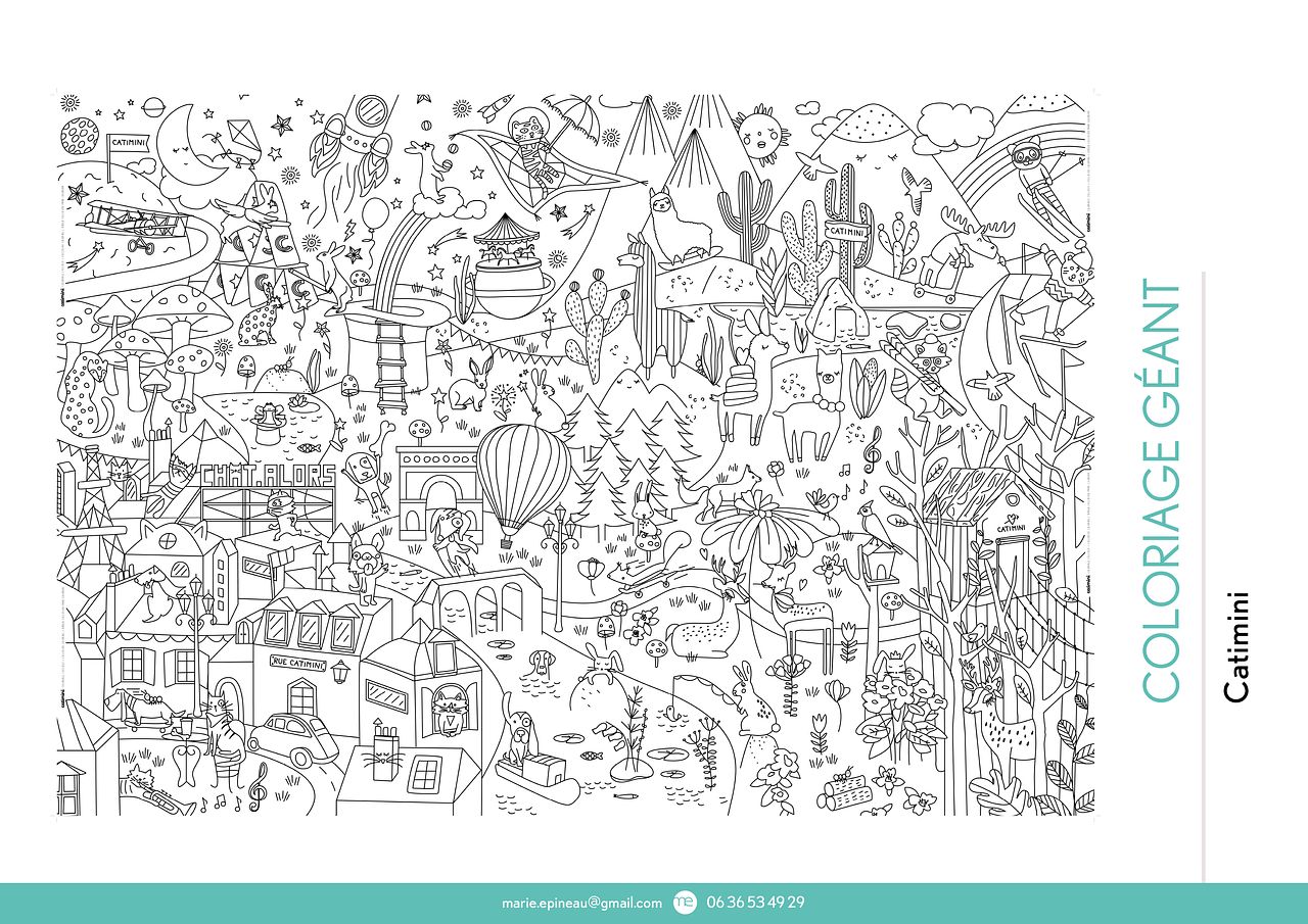 Coloriage Catimini