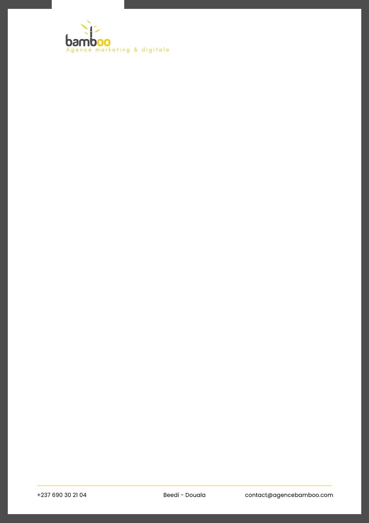 Papier entete