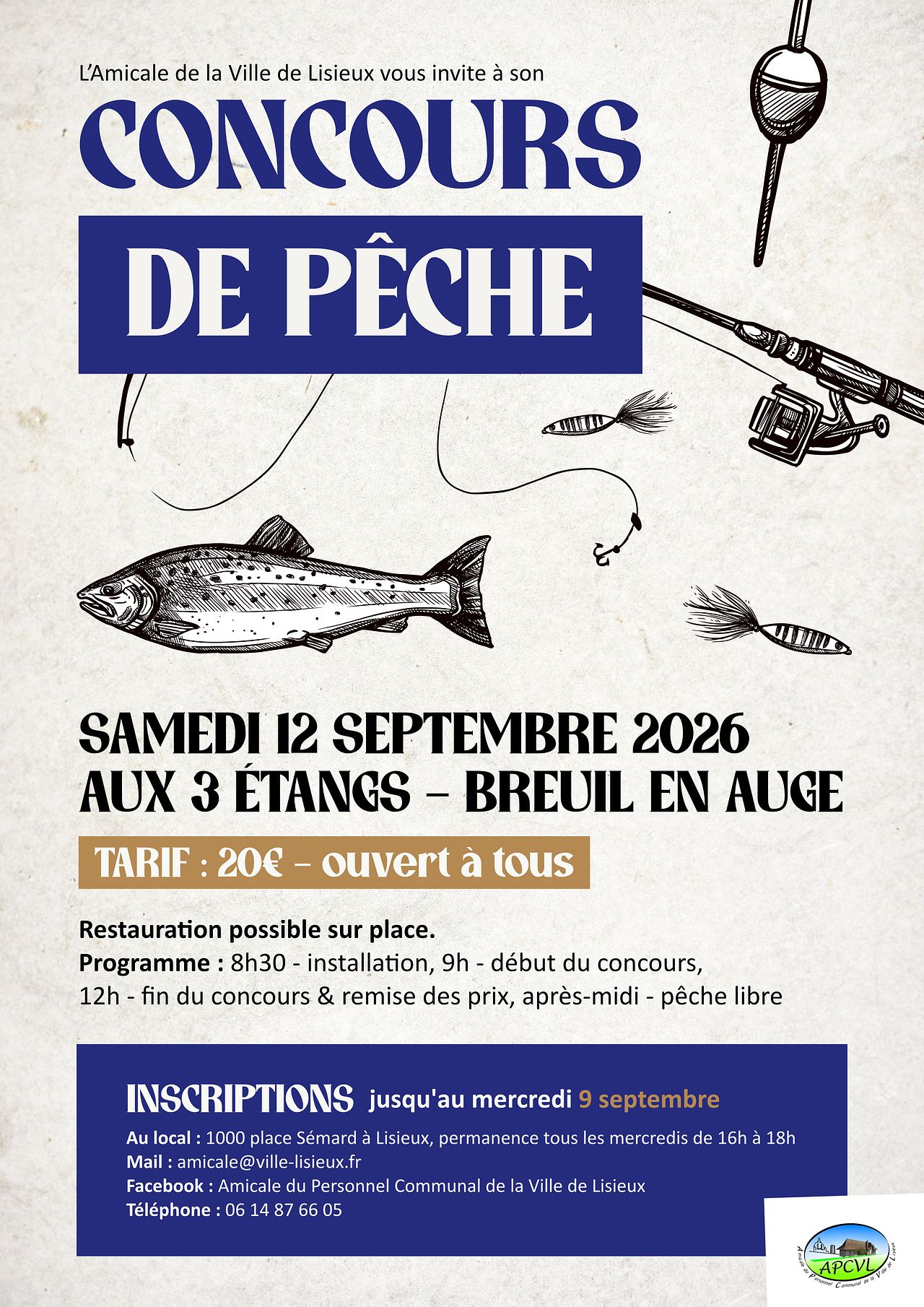 Affiche - événement Pêche