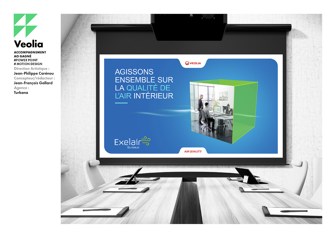 Création & réalisation PPT produit VEOLIA