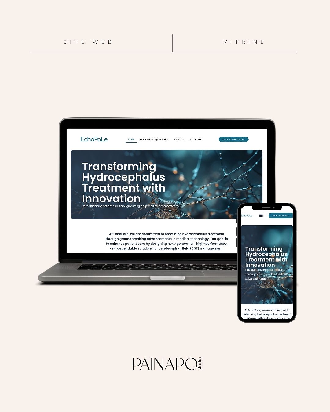 Site web vitrine Biologie