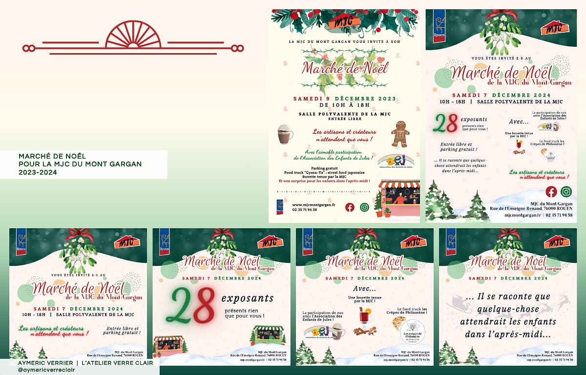 MJCMG - Affiche du Marché de Noël