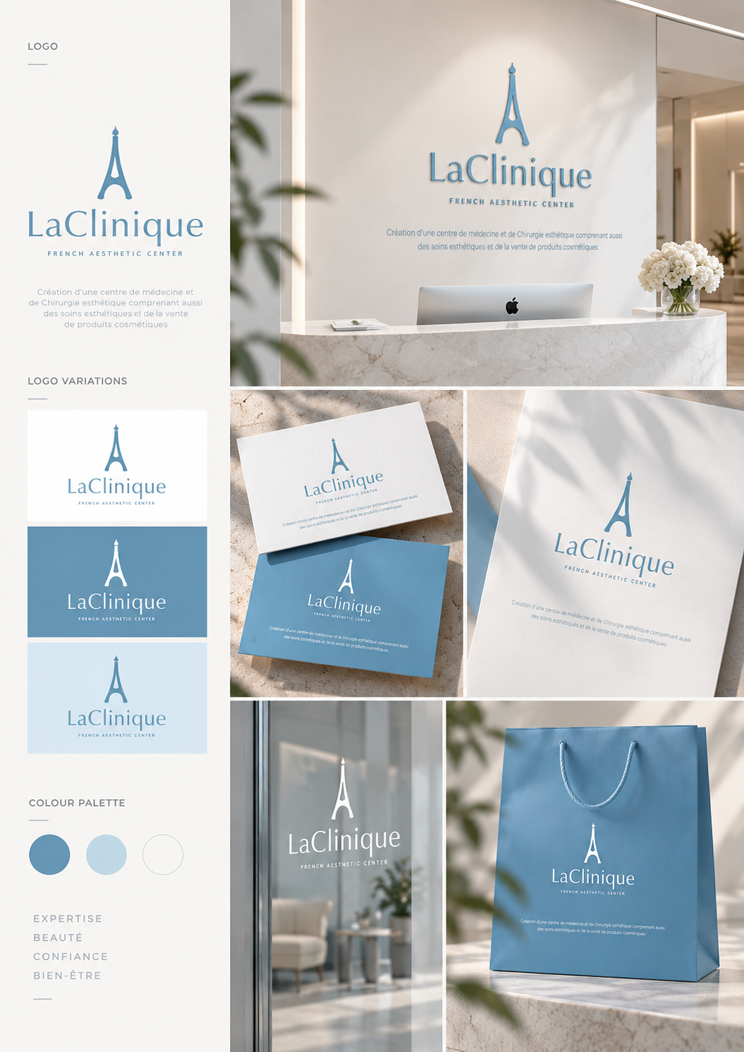 LaClinique — Identité visuelle & Branding premiumL
