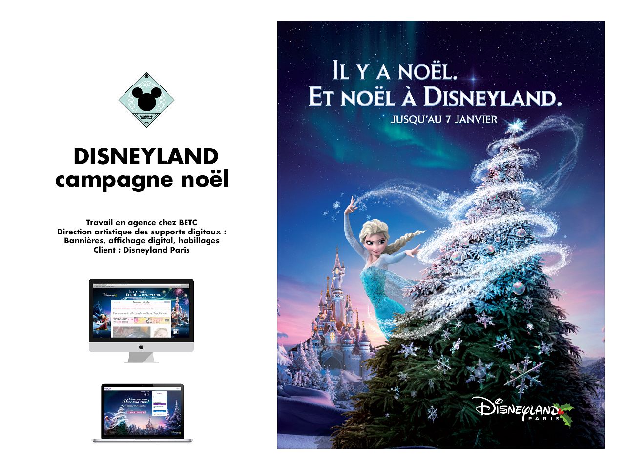 Disneyland - campagne noël