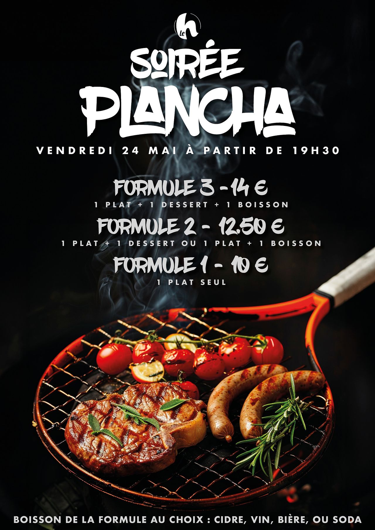 Flyer Soirée Tennis Club