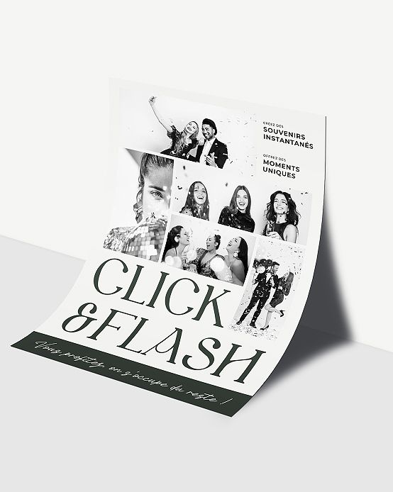 Identité visuelle pour photobooth événementiel