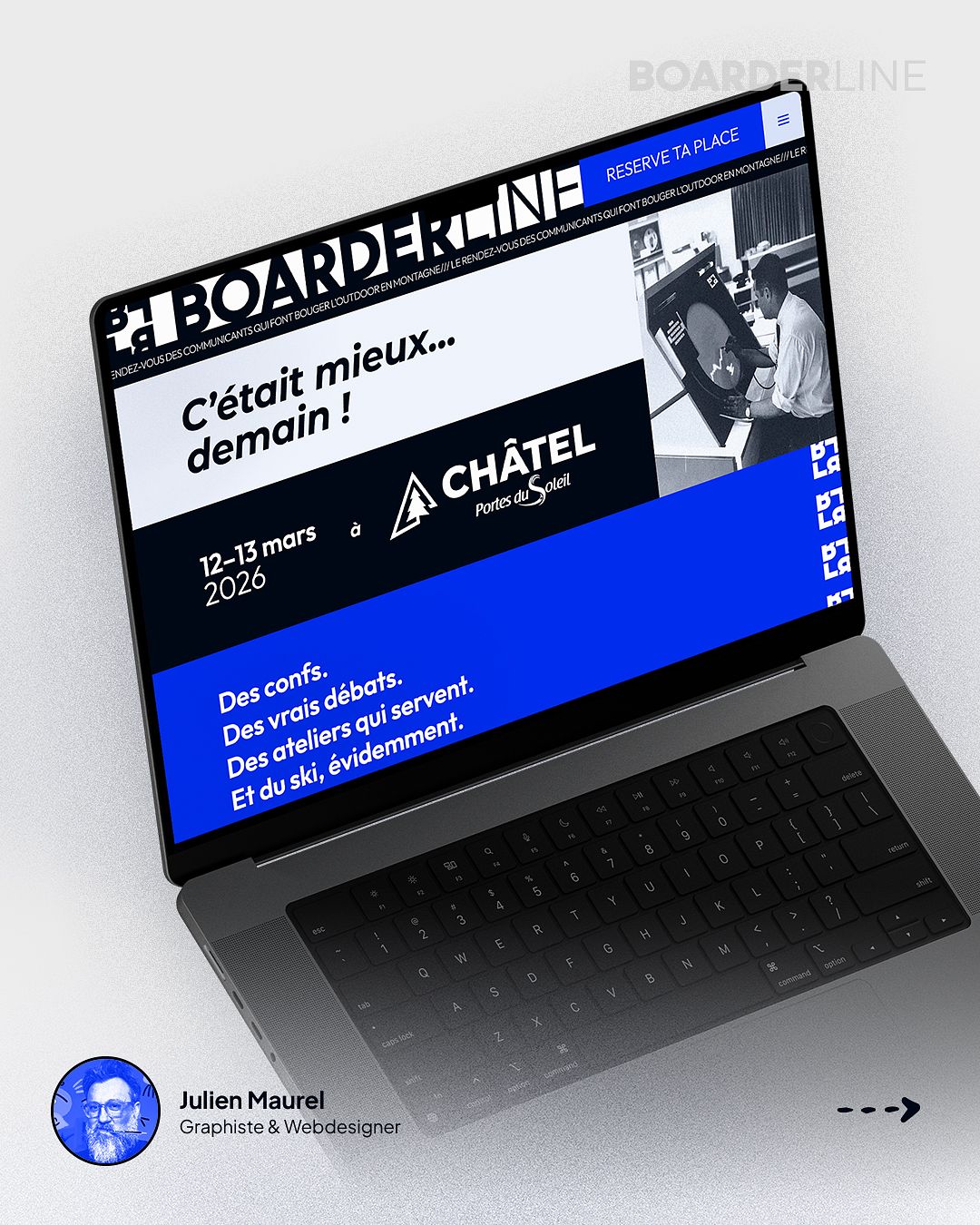 Une homepage structurée et impactante