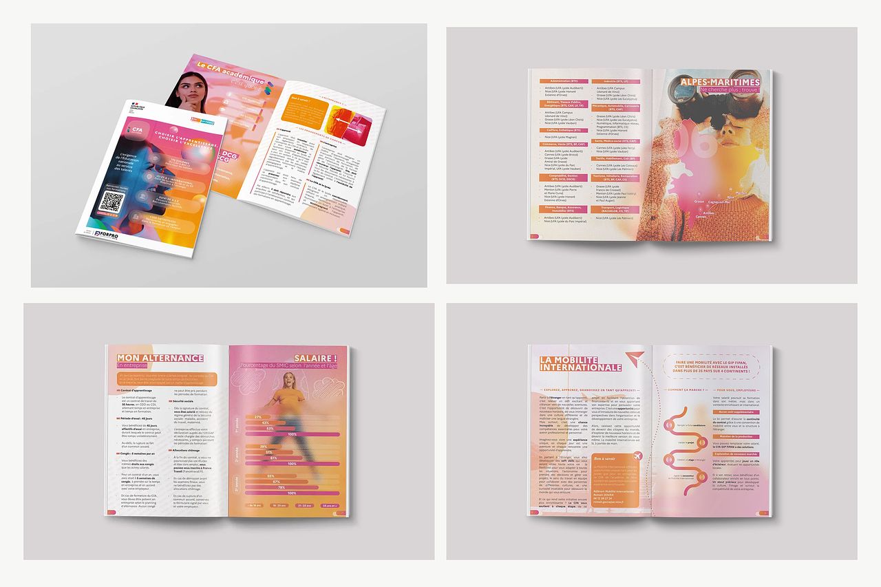 Brochure CFA — conception et mise en page