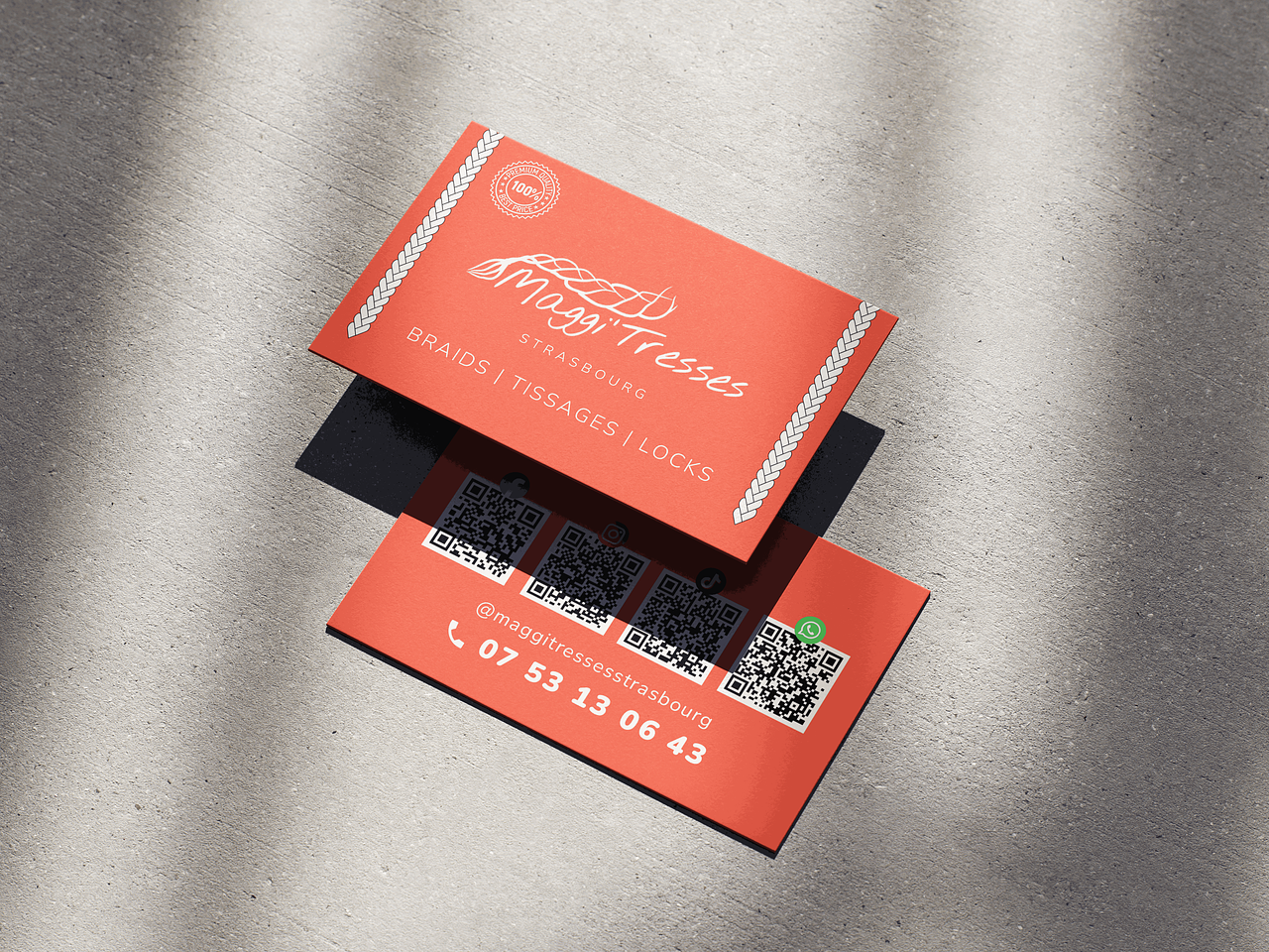 Branding & papeterie : Salon de coiffure
