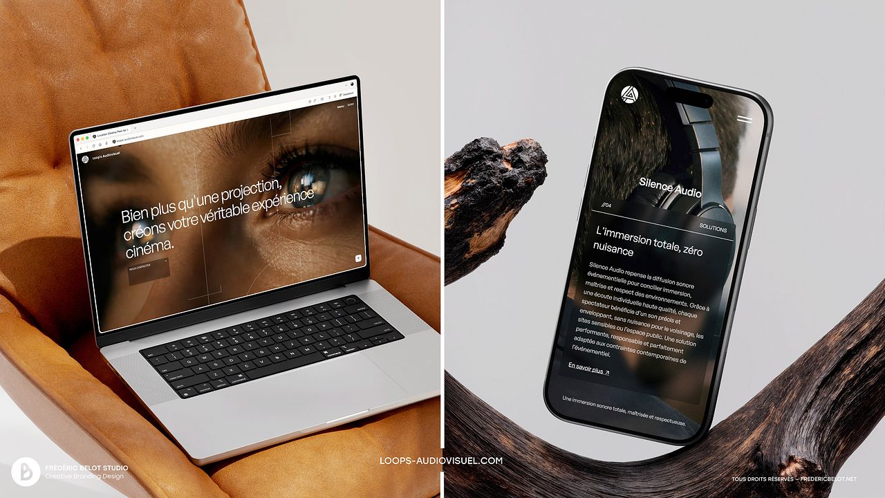 Loops-Audiovisuel | Webdesign