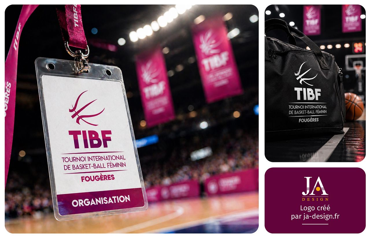 Logo pour le TIBF – Tournoi International  Basket