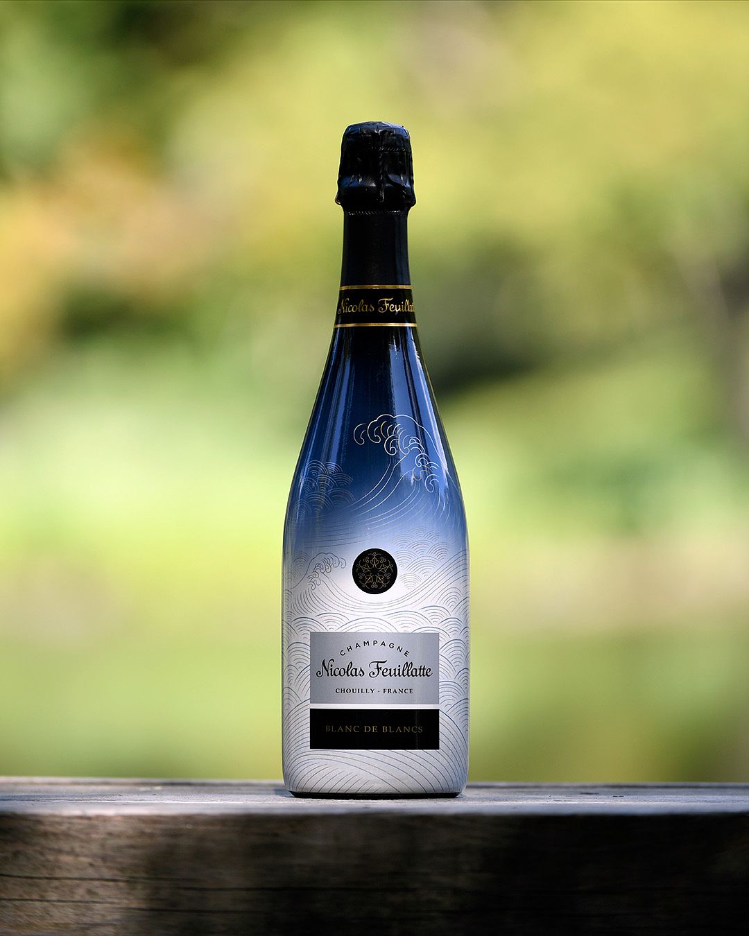 Décor bouteille Nicolas Feuillatte