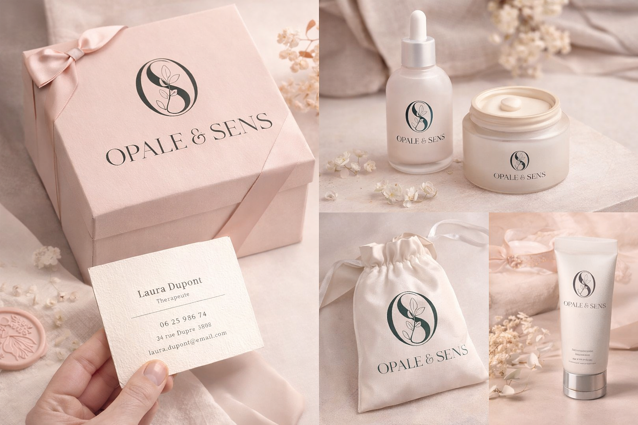 Identité de marque Cosmétique