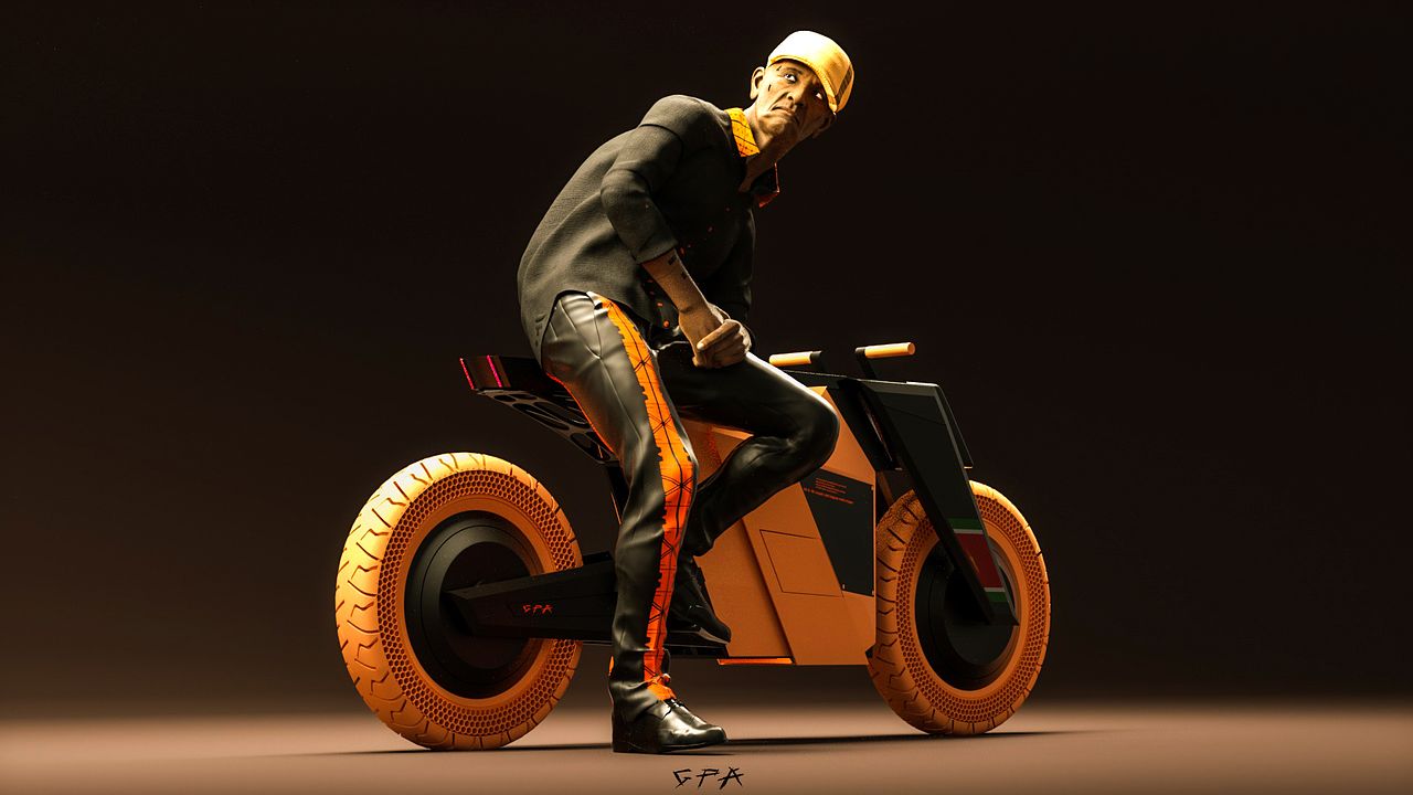 Mi grena an mwen Concept moto mobylette