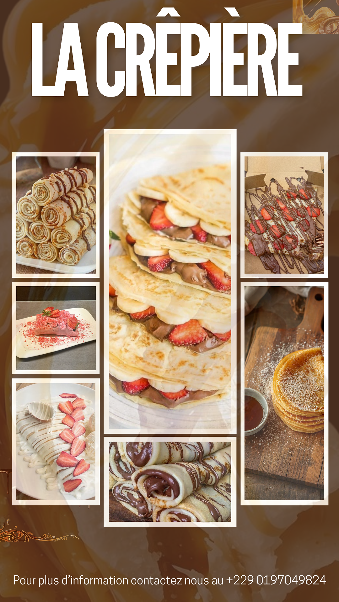 Flyer de Publication  | La crêpière