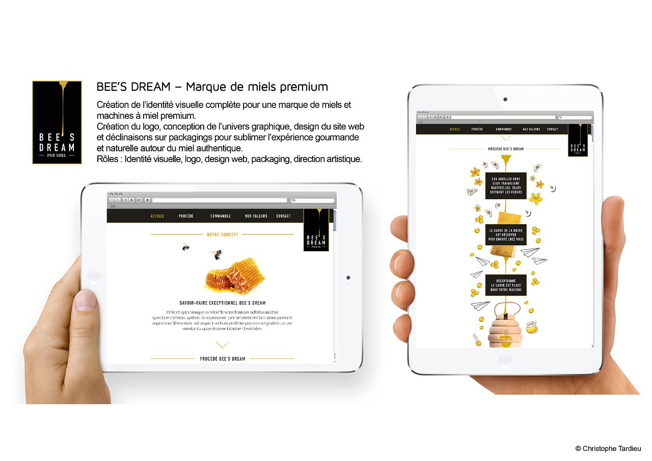 BEE’S DREAM – Marque de miels premium