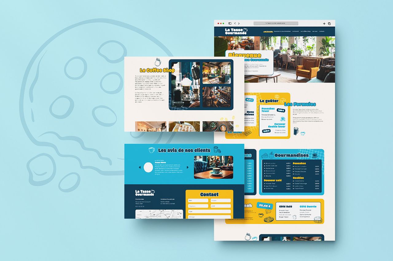 Maquette - La Tasse Gourmande 3/3