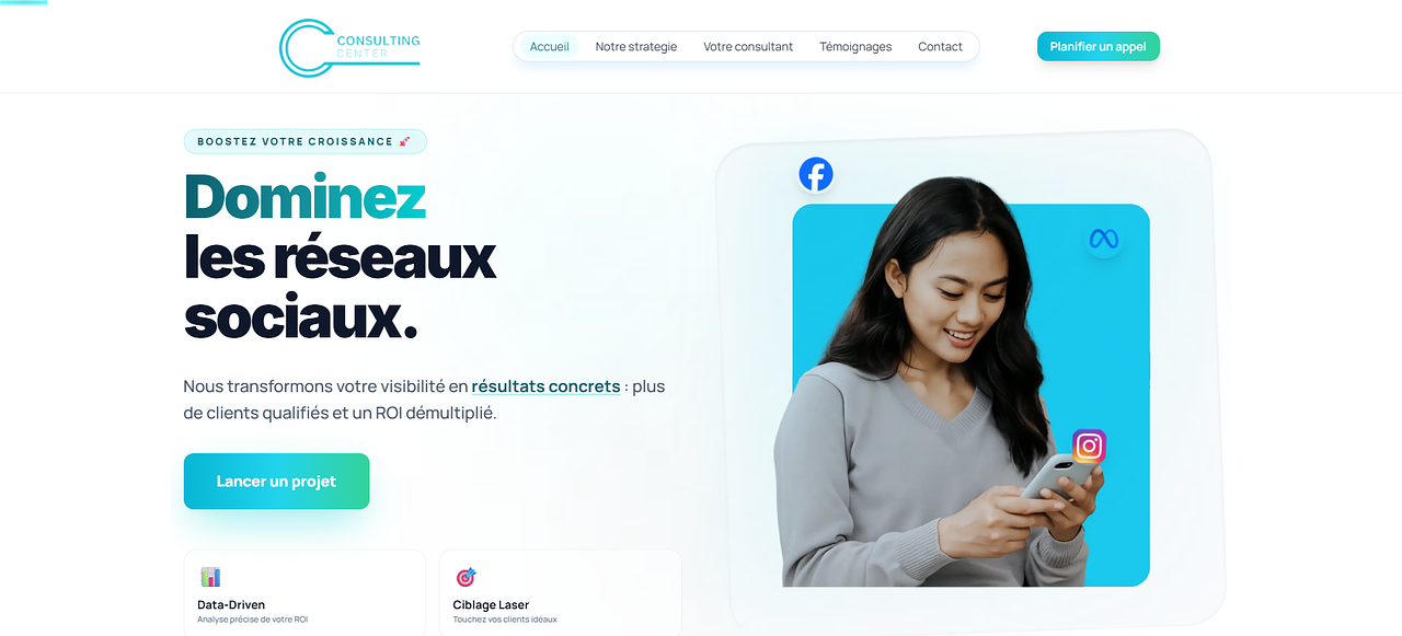 Site vitrine - consultingcenter.fr
