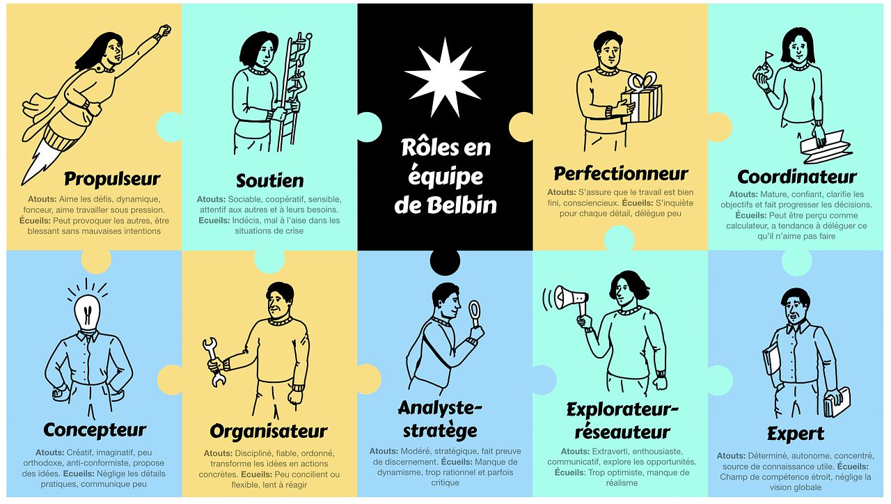 Affiche des rôles de BELBIN