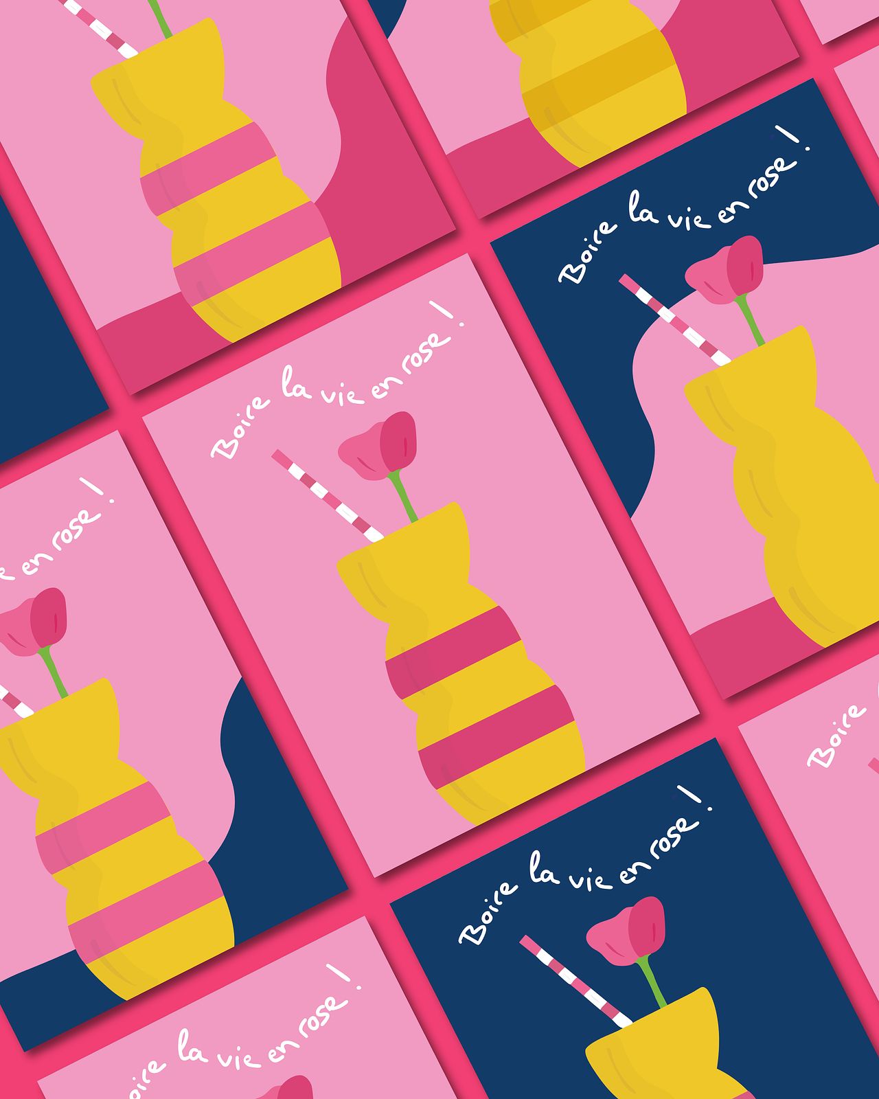 Création d'illustration colorées