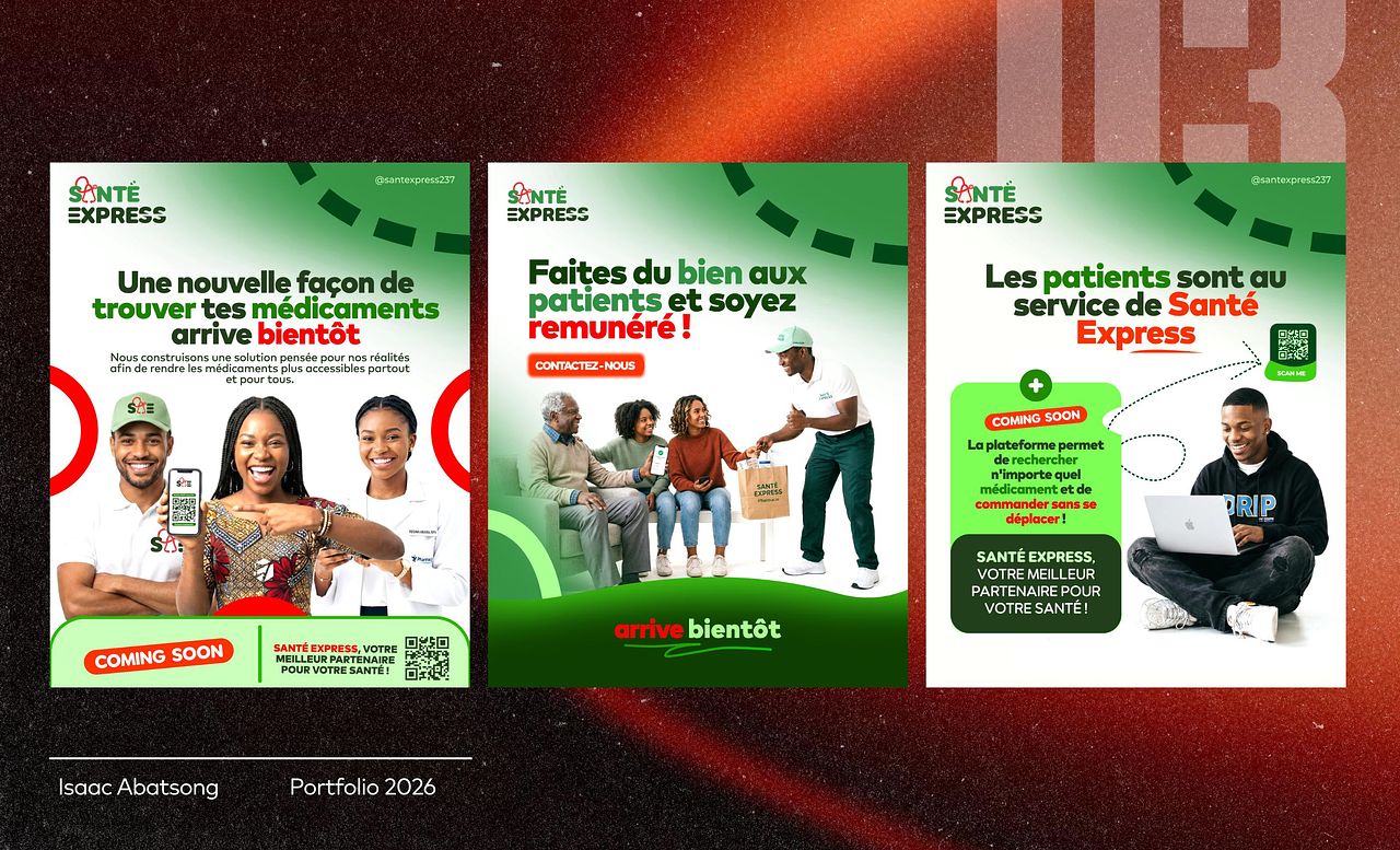 Pack de visuels pour Sante Express 237