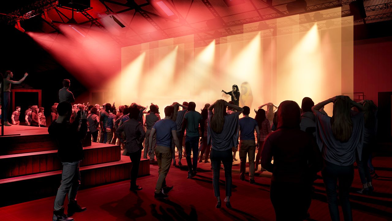 Visuel 3D pour la scéno d'un festival en 2022