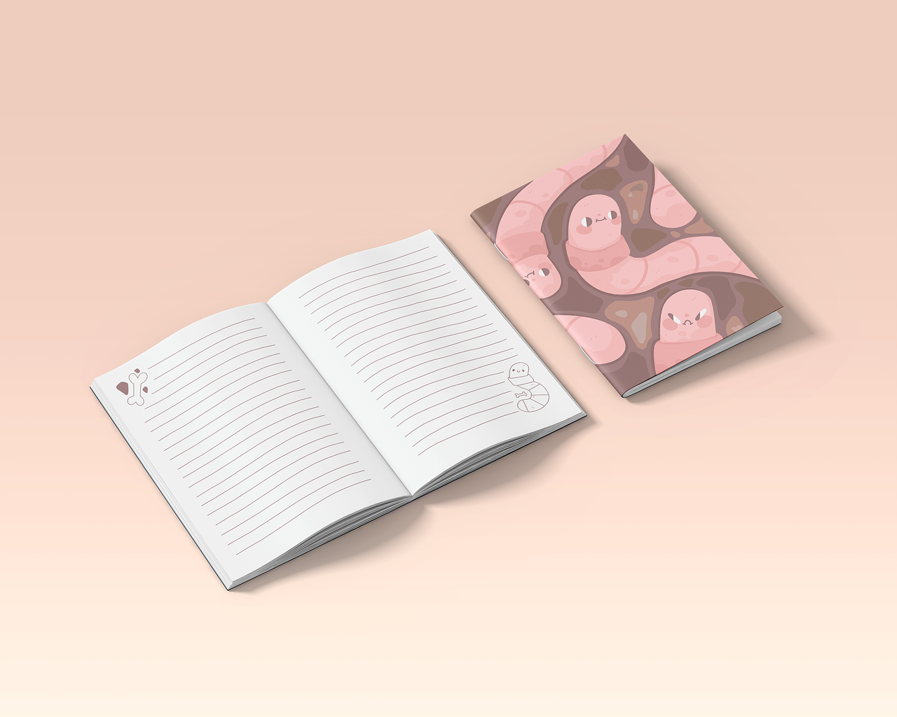 Notebook vers de terre