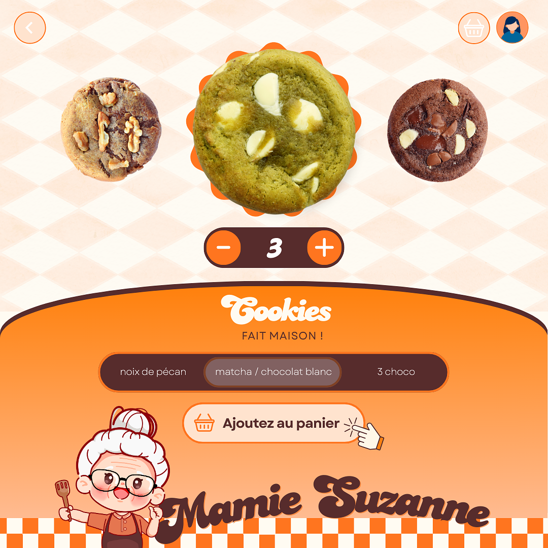 Simulation d'une page pour une application